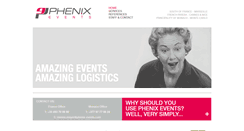 Desktop Screenshot of phenix-events.com